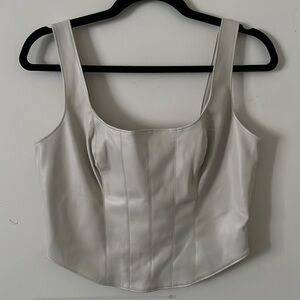 Abercrombie & Fitch Leather Top